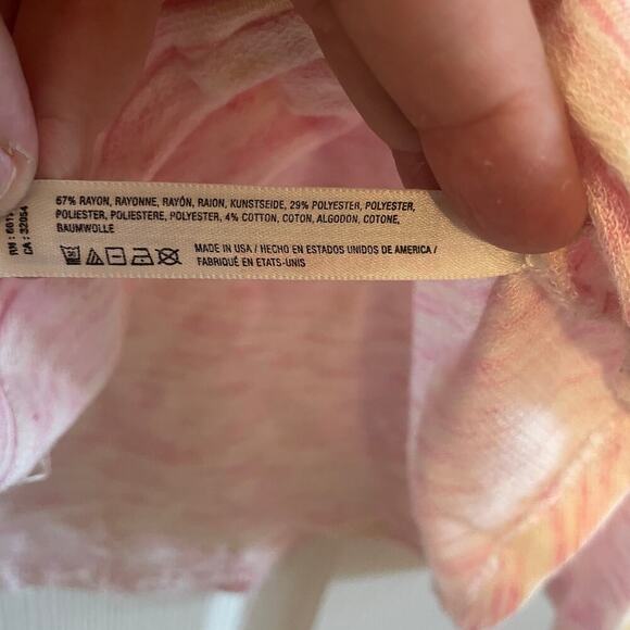 Anthropologie Saturday Sunday Sz. Medium Heathered Pink Long Sleeve Sweater - Picture 8 of 9